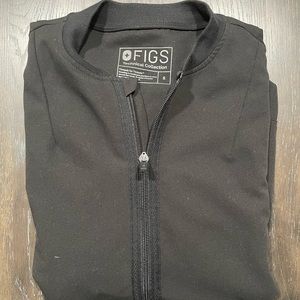 Figs Womens black scrub jacket